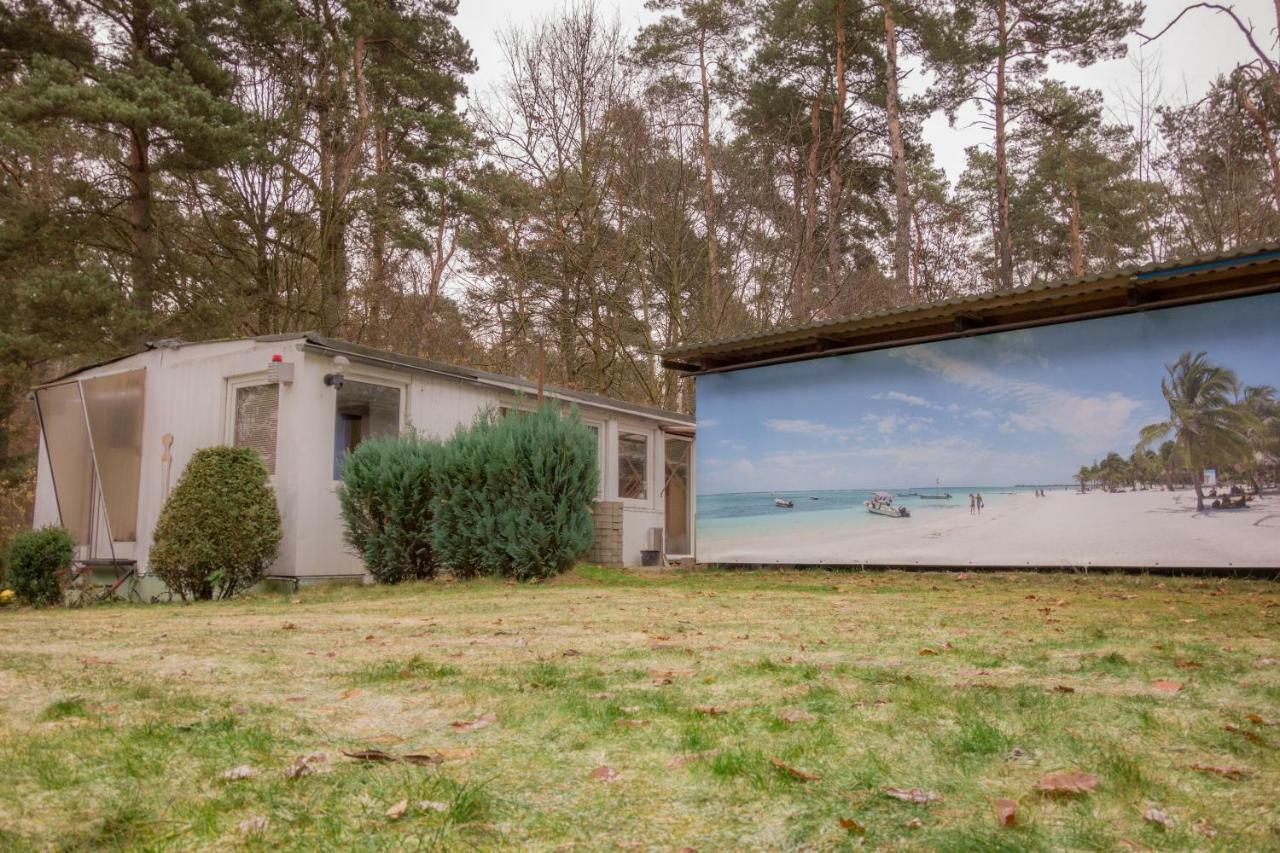 Bungalow am Wald Bernau bei Berlin Bagian luar foto